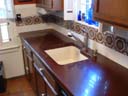 cement countertop w undermount sink